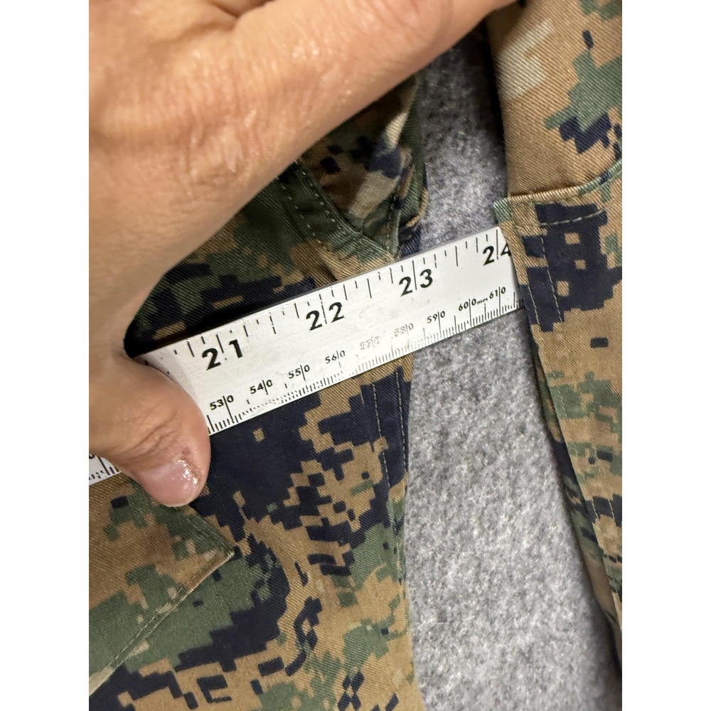 US Marines Shirt Mens Medium Regular Woodland MARPAT Camouflage Permethrin MCCUU - Picture 8 of 16
